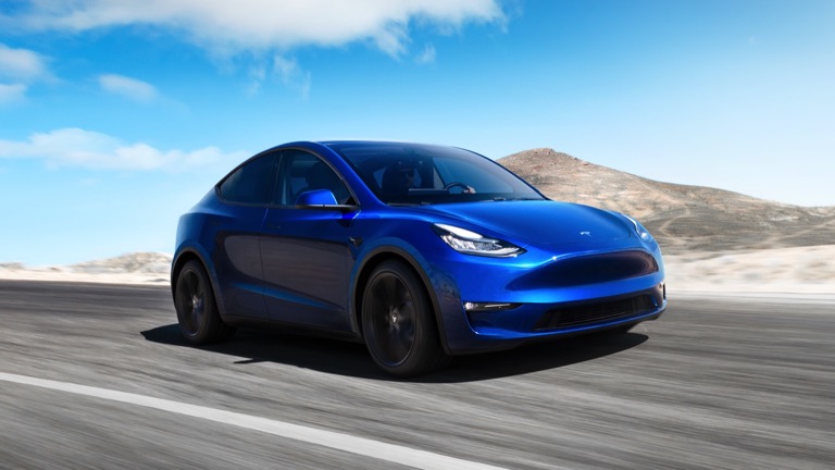 Evkos Transfers services in kos island 1 Tesla Model Y 01